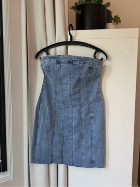princess polly strapless denim dress Houser Mini Dress | Denim | Womens